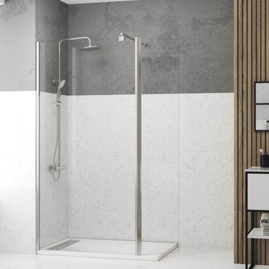 Paroi de Douche et Volet Pivotant