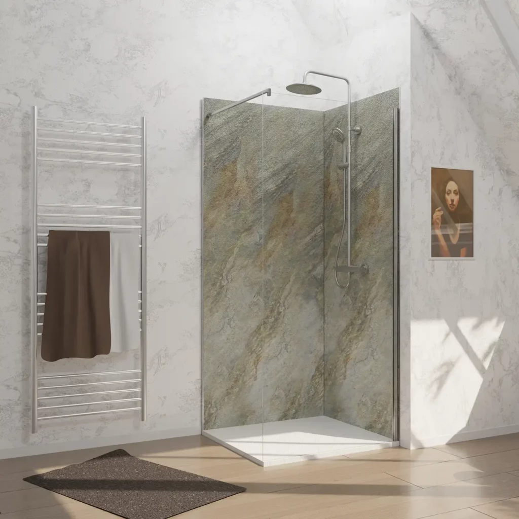 panneau mural douche