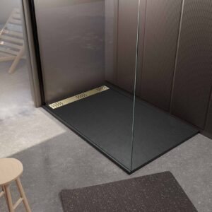 receveur de douche noire