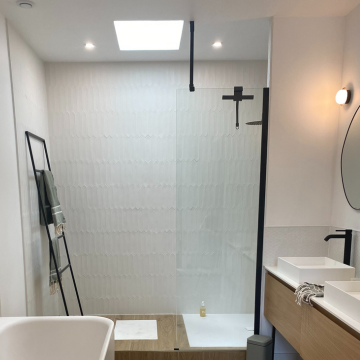 paroi de douche 50 cm