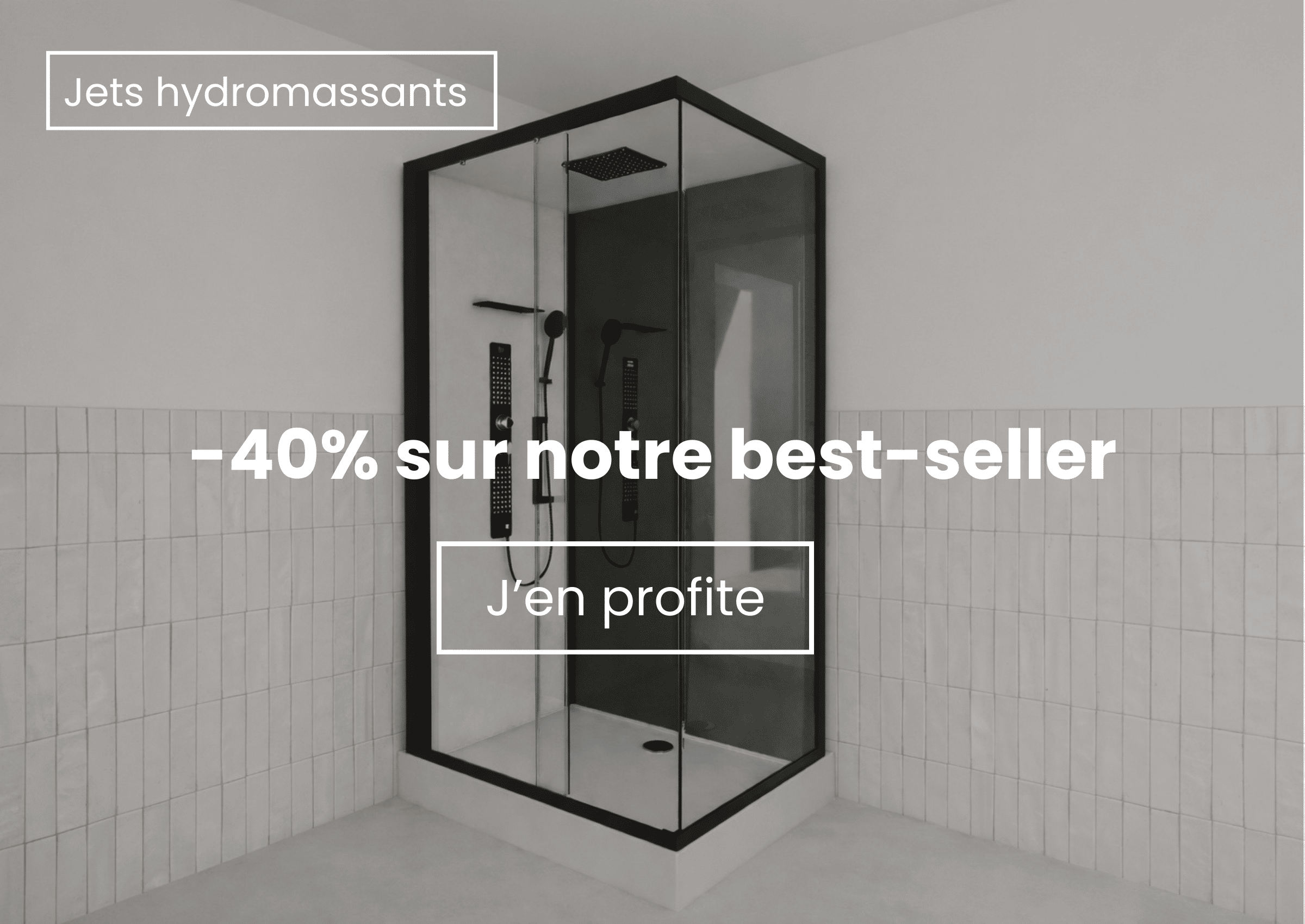 cabine de douche rectangle