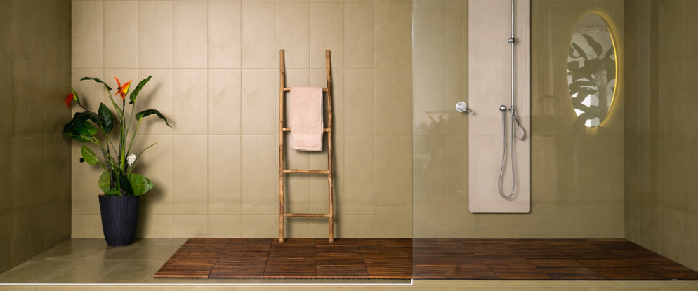 panneau mural douche