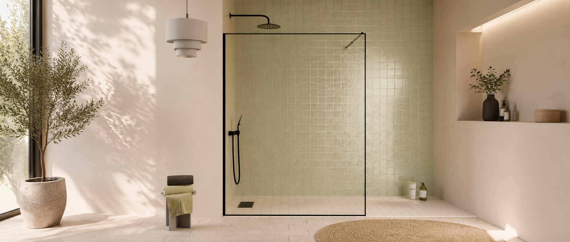 Paroi de douche salle de bains
