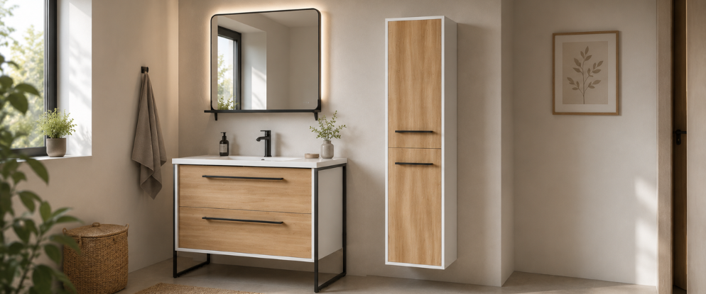 meuble colonne salle de bain